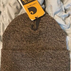 Carhartt Heathered Brown Knit Beanie